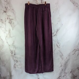 Marine Layer Pants Womens Medium Red Pull On Wide Leg Elastic Allison High Rise